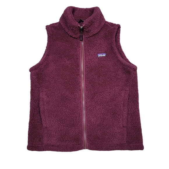 Patagonia Los Gatos Vest Girls Size XL Dark Currant - Picture 1 of 15